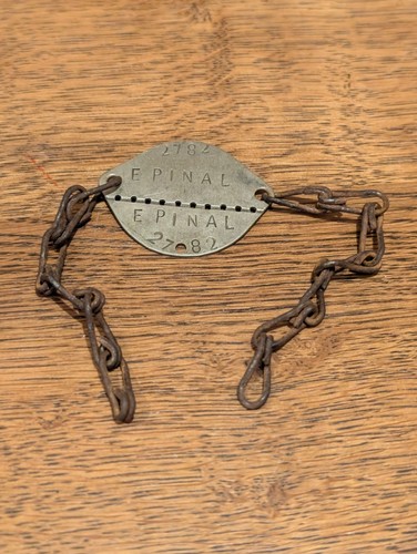 Ancienne plaque bracelet - plaque,,