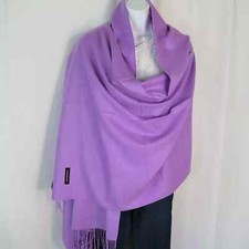 Echarpe étole violet, mauve