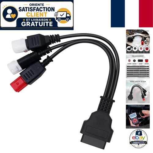 Câble adaptateur diagnostic - câble,