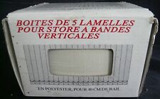 Lot de 5 lamelles store