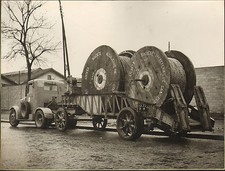92 CLICHY PHOTO REMOVAL UTILITY VEHICLE TELEPHONE TELEGRAPH SACM 