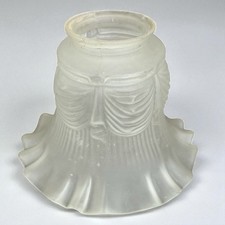 Ancienne lampe tulipe en verre