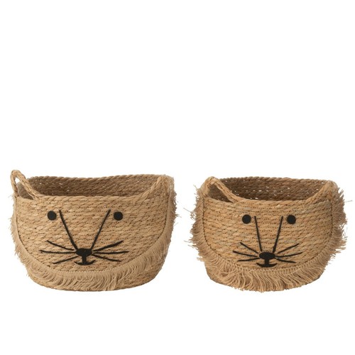 Lot paniers jonc - lot, 2