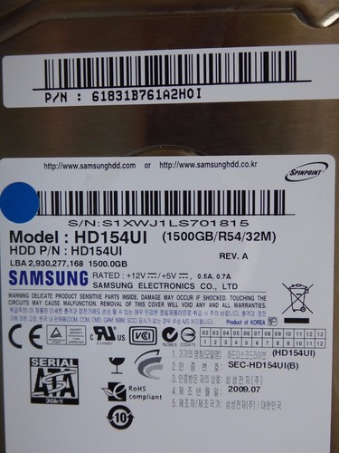 Samsung hd154ui p - hd154ui, |