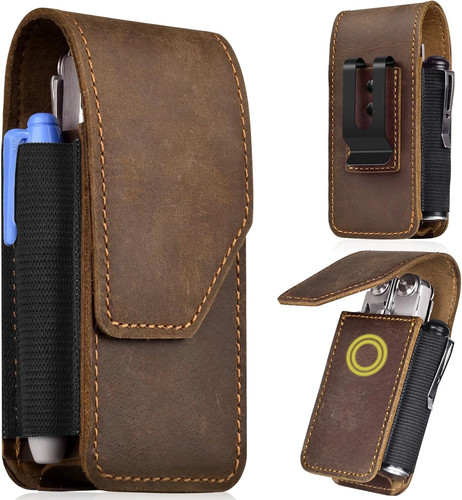 Leather multitool sheath for - leather,