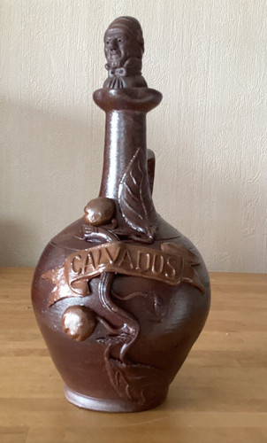 Bouteille grés vintage - bouteille, en