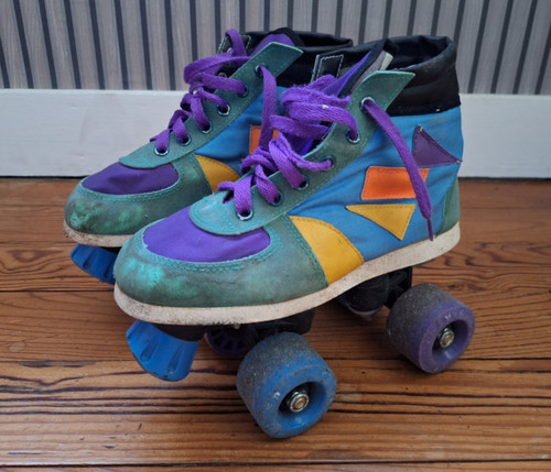 Paire patins roulettes - patins, à