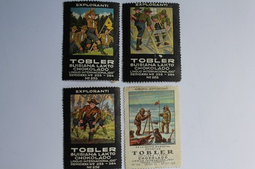 Vignettes suisse tobler série - vignettes,