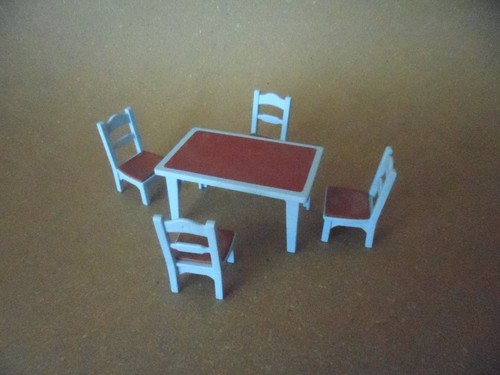 Table cuisine bleu 4 - bleu,