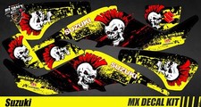 Kit Déco Quad / Atv Decal Kit Suzuki LTZ 400 - Punk Skull