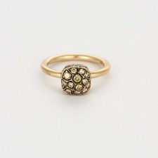POMELLATO - NUDO - Petit modèle - Bague or jaune, or blanc et diamants