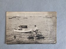 Old postcard / postcard - ARCACHON - On the Basin Floating Bicycle (33)