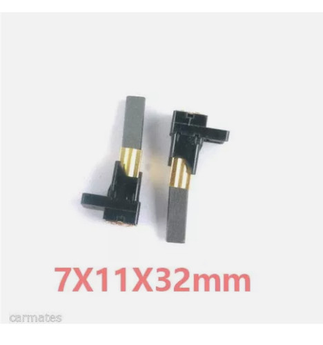 Carbon brushes holder - brushes, assembly