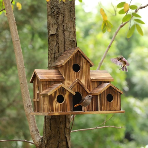 Nichoir oiseaux bois à - à,