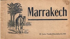 MOROCCO - MOROCCO - MARRAKECH - COMPLETE NOTEBOOK OF 20 OLD POSTCARDS