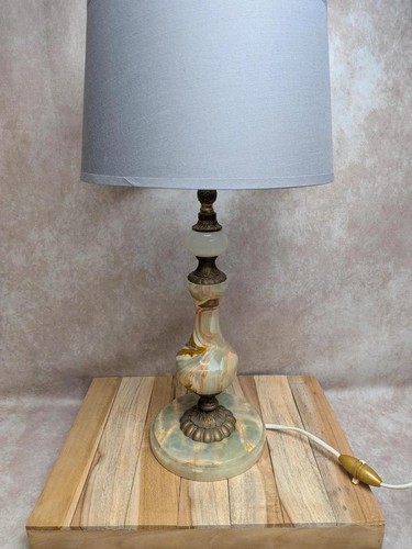 Pied lampe vintage onyx - de,