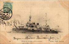 Old postcard AK Shark Coast Guard Curiasse SHIPS (783021)