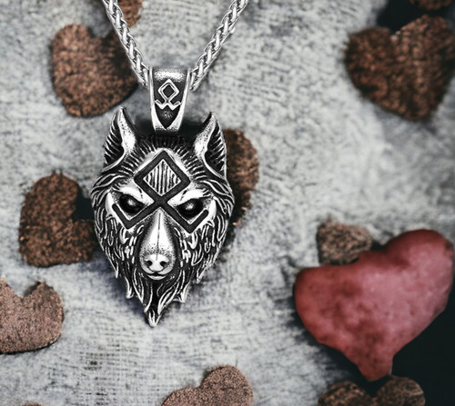 Pendentif collier tête - tête, de