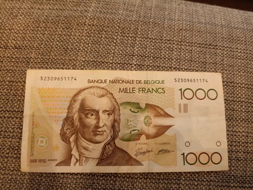 Billet belge 1000 francs