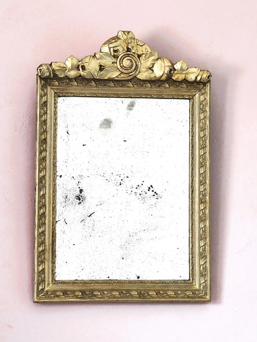 Petit miroir ancien - , avec