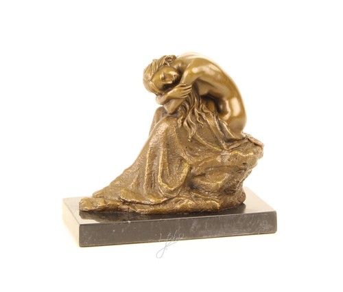 Sculpture bronze femme - sculpture, en