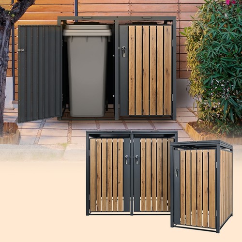 Cache poubelle jardin abri - jardin,