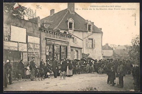 Cpa néris les bains allier - néris-les-bains, /allier