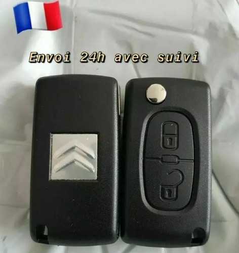 Coque clé plip citroën c2 - clé,