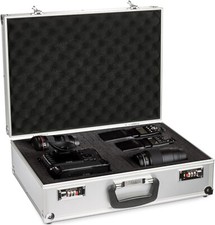 Valise Aluminium Argentée Photo Caméra DSLR /SLR Universale Intérieur Mousse