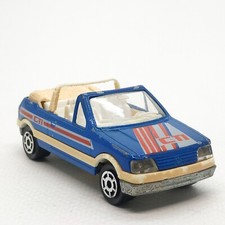 Majorette Peugeot 205 CTI Dark Blue with Red White Stripes 1/53 3" Pre-Owned 001
