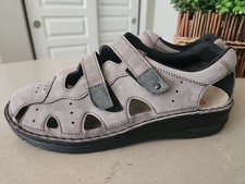 Berkemann Hamburg 1885 Women's Larena Shoes Sandals Bronze Gray US 9.5 Gladiator