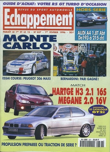 Echappement 337 1996 - echappement, n°337