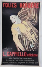 [AFFICHE D'ART] L. CAPPIELLO : Mime montre du doigt #De l'imagerie#Paris,1977