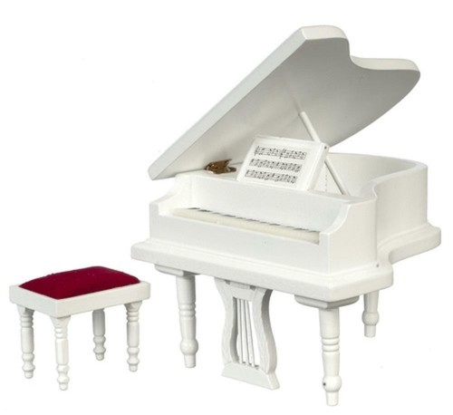 Poupées maison blanc - poupées, à