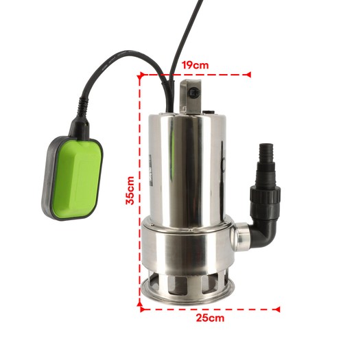 Pompe vide cave - 1100w, corps