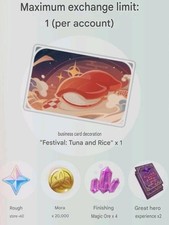 Genshin Impact x Sushiro? Collab Code