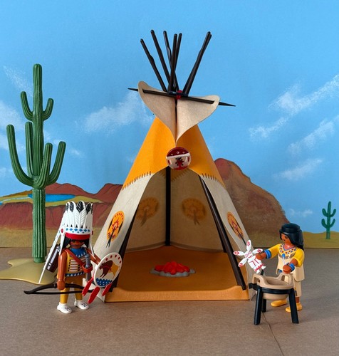 Playmobil diorama indiens - +++,