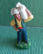 VINTAGE ESCOFFIER SANTON FIGURE~MAN CARRYING SACK