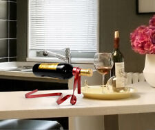 Vin Support Bouteille Flottant Rack Magique Plate-Forme Étagère Cadeau Art