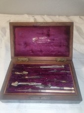 coffret instruments de dessin technique XIXe – Casey & Smith Londres