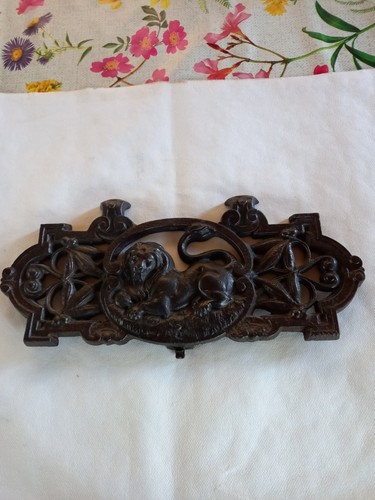 Ancien xix lion grille - lion,