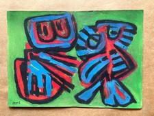 Dessin Karel Appel sur papier
