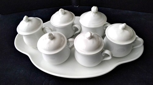 Service crème ancien - service, à