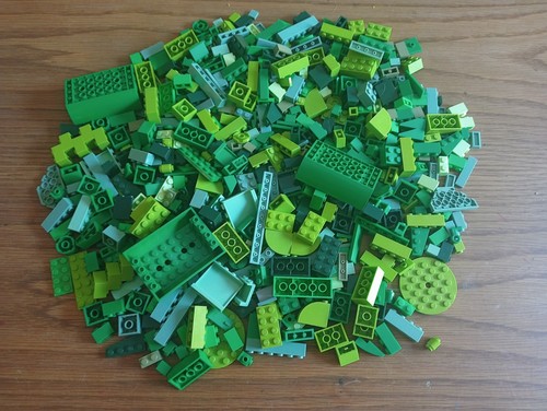Lego lot brique vert - brique, kg