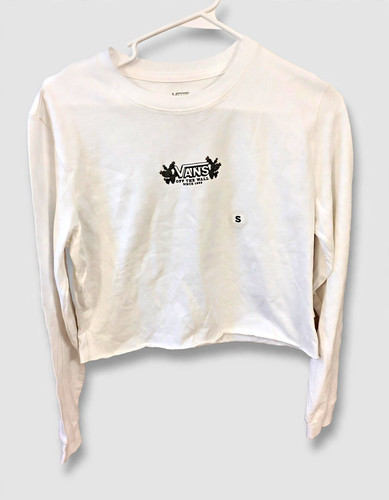 Vans women white cropped - vans,