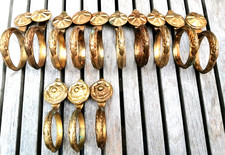 lot de dix superbe anneaux de