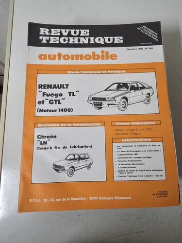 Revue technique automobile - revue,