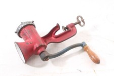1 X Age Hachoir à Viande Rouge Alexanderwerk Vintage Déco Avec Pince