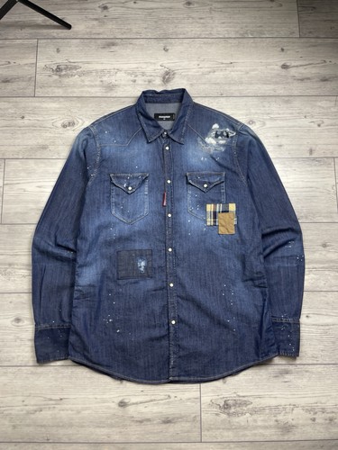 Dsquared2 men blue denim - blue,