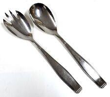 Vintage Gero Zilmeta 562 Georg Nilsson Art Deco Salad Spoon Set Cutlery AZ450